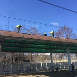Усиление кровли на платформах РЖД