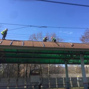 Усиление кровли на платформах РЖД